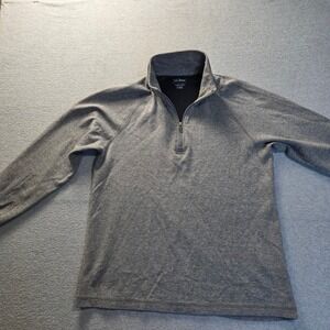 L.L.Bean 1/4 Zip Pullover Mens Small Regular Gray Slightly Fitted Outdoor Casual